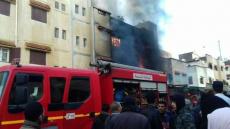 غاز البوتان يتسبب في اندلاع حريق بإحدى المنازل بأولاد تايمة