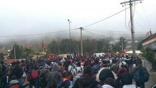 تلاميذ قرى جبال تاونات يخرجون للاحتجاج و يصيفون العثماني بـ"البوهالي" 