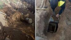 مجهولون يعبثون برأس جثة