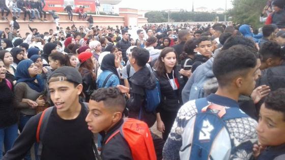 السلطات بالجديدة تمتص غضب التلاميذ المحتجين على التوقيت المدرسي الجديد (فيديو)