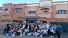 مؤسسة ورزازات الكبرى تستقبل تلاميذ ثانوية ديکارت بالرباط