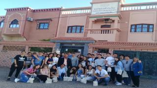 مؤسسة ورزازات الكبرى تستقبل تلاميذ ثانوية ديکارت بالرباط