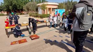 المؤسسات التعليمية بمديرية انزكان ايت ملول تحتفل باليوم العالمي للوقاية المدنية