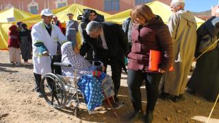 المندوبية الإقليمية للصحة بورزازات تنظم حملة طبية متعددة التخصصات لفائدة سكان جماعة خزامة