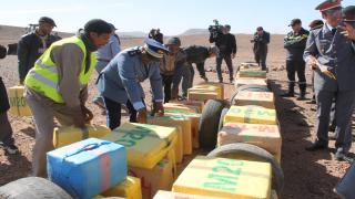 اتلاف كميات مهمة من المخدرات بورزازات