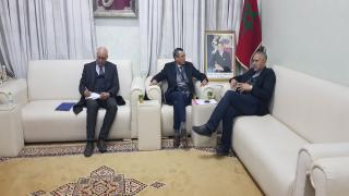 الشوباني و الأنصاري يتباحثان سبل التعاون لتحسين مناخ الأعمال بدرعة تافيلالت