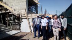 عامل إقليم اشتوكة ايت باها يتفقد تقدم أشغال مشاريع رياضية.