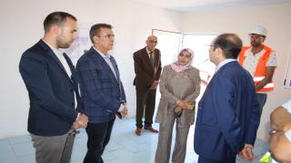 الدكالي و عامل تنغير يزوران ورش بناء المستشفى الإقليمي لتنغير