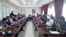 عامل إقليم اشتوكة ايت باها يبسط أمام مهاجري الاقليم اهم المنجزات التنموية المحققة