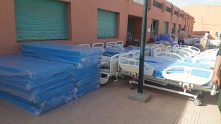 عمالة إقليم ورزازات تعزز مستشفى سيدي حساين بتجهيزات طبية و بيوطبية لمواجهة كورونا