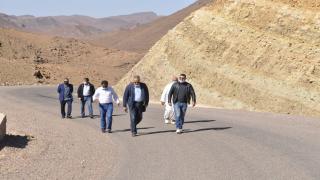 درعة تافيلالت : زيارة ميدانية لمعاينة الطريق الرابطة بين بوربيعة والبليدة بإقليم زاكورة