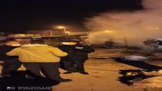 حريق  يشب بسويقة بلفاع ضواحي اشتوكة ، وعامل الاقليم يقف على عملية الإخماد