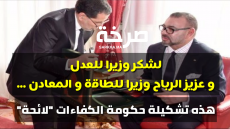 لشكر وزيرا للعدل و عزيز الرباح وزيرا للطاقة و المعادن … هذه تشكيلة حكومة الكفاءات “لائحة”