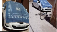 تارودانت … المرضى يفترشون الارض و طبيبة تغطى سيارتها الخاصة ببطانية المستشفى