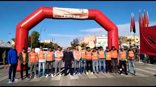 نادي نجوم ورزازات لألعاب القوى يشرك أطفال و براعم جهة درعة تافيلالت في سباق رياضي على الطريق