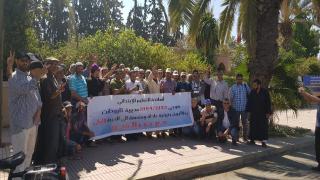 تارودانت: تنسيقية أساتذة التعليم الابتدائي “الزنزانة 10” تدشن الموسم الدراسي بالإحتجاج