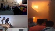 تارودانت… اندلاع حريق مهول بحي أكفاي يسبب خسائر مادية (صور)