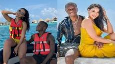 حمزة منديل و عارضة الأزياء مروة أوحلي يقضيان شهر عسلهما في جزر المالديف