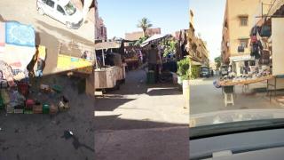 احتلال الملك العمومي يثير غضب سكان قلعة السراغنة