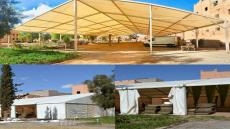 شركة AZ-SON تضع قاعة كبرى متنقلة بمساحة 2400 متر رهن اشارة السلطات لتشيد مستشفى ميداني بورزازات