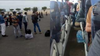 على مثن 6 حافلات … السلطات الاقليمية بورزازات تجلي 114 طالبا علقوا بأكادير