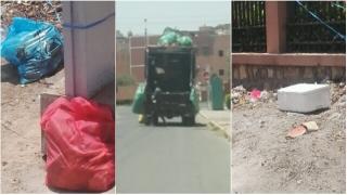 غياب حاويات الأزبال عن أحياء بأيت ملول يشوه المجال البيئي و يهدد صحة الساكنة