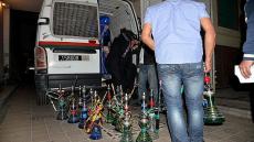 أمن ايت ملول يشن الحرب على منازل الشيشة و هذا ما تم حجزه