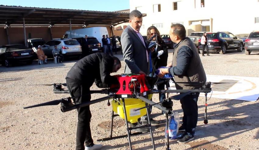 تارودانت: تجريب أول طائرة “درون” من صنع مغربي تستعمل لأغراض فلاحية