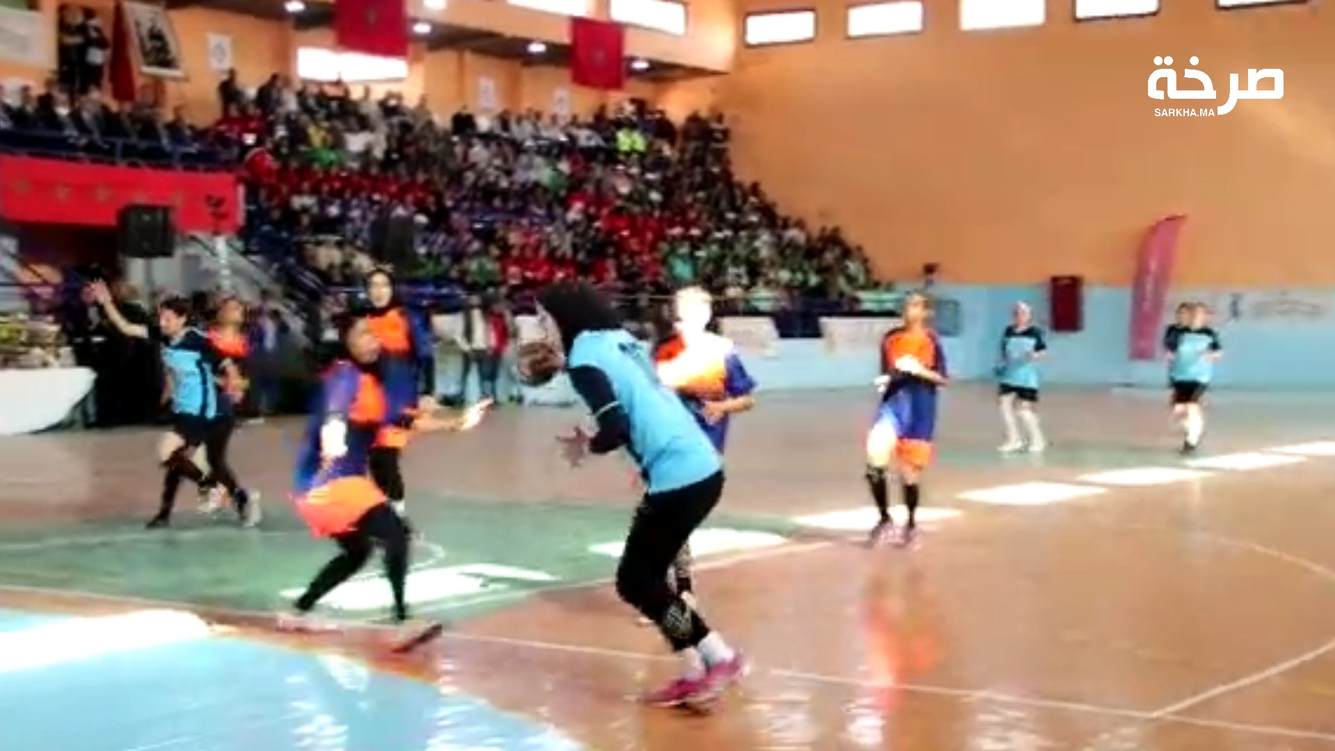اختتام فعاليات البطولة الوطنية المدرسية لكرة اليد – إناث بورزازات