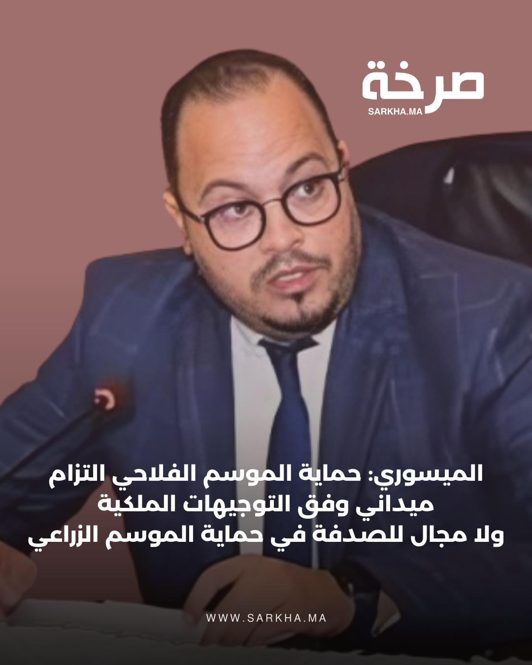 الميسوري: حماية الموسم الفلاحي التزام ميداني وفق التوجيهات الملكية ولا مجال للصدفة في حماية الموسم الزراعي