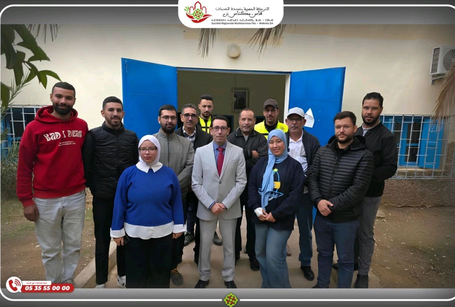 الشركة الجهوية متعددة الخدمات فاس–مكناس: المدير العام في قلب الميدان لتعزيز التواصل والقرب من الفرق العاملة